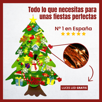 Árbol de navidad + Luces LED GRATIS